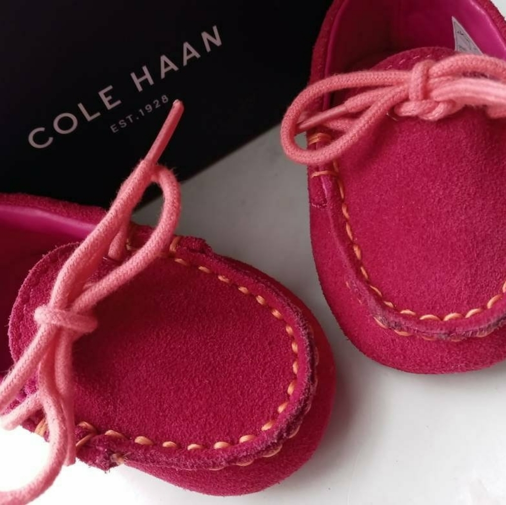 Pink Cole Haan Moccasins